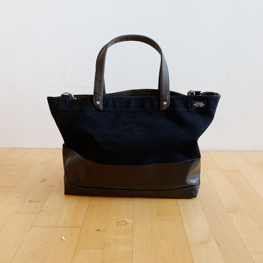 Jack Spade Industrial Canvas Dipped Coal Bag